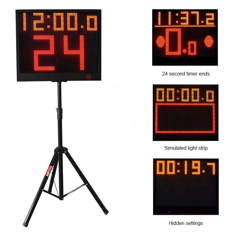 YS 24s Shot Clock Pair 24 second shot clock display modes and hidden settings